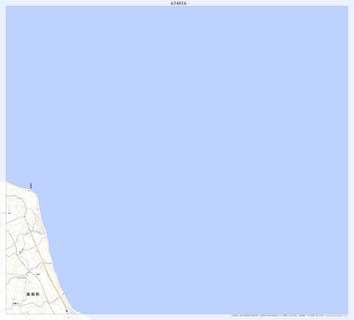 Pacific Spatial Solutions, Inc. 634016 室蘭 （むろらん Muroran）, 地形図 digital map