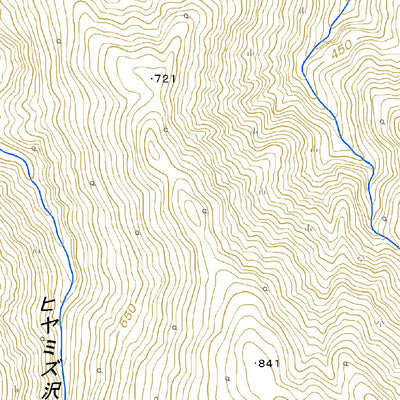 Pacific Spatial Solutions, Inc. 634071 大平山 （おおびらやま Obirayama）, 地形図 digital map