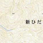 Pacific Spatial Solutions, Inc. 634265 日高大山 （ひだかおおやま Hidakaoyama）, 地形図 digital map