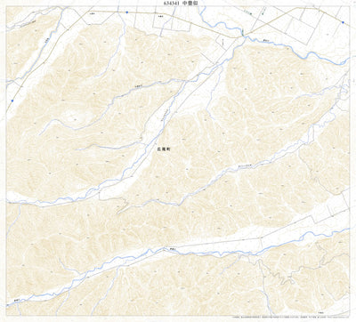 Pacific Spatial Solutions, Inc. 634341 中豊似 （なかとよに Nakatoyoni）, 地形図 digital map