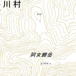 Pacific Spatial Solutions, Inc. 644047 阿女鱒岳 （あめますだけ Amemasudake）, 地形図 digital map