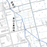 Pacific Spatial Solutions, Inc. 644146 栗山（くりやま Kuriyama）, 地形図 digital map