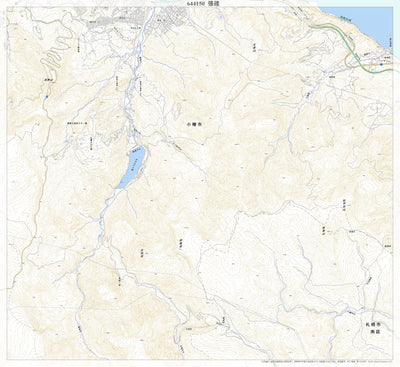 Pacific Spatial Solutions, Inc. 644150 張碓（はりうす Hariusu）, 地形図 digital map