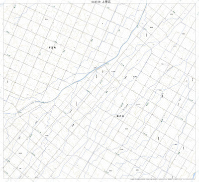 Pacific Spatial Solutions, Inc. 644310 上帯広 （かみおびひろ Kamiobihiro）, 地形図 digital map