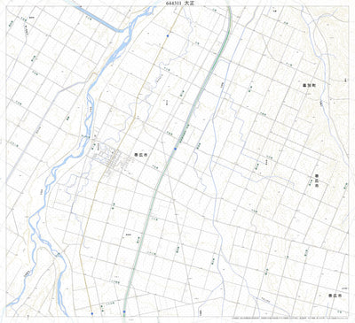 Pacific Spatial Solutions, Inc. 644311 大正 （たいしょう Taisho）, 地形図 digital map
