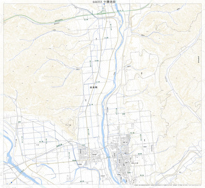 Pacific Spatial Solutions, Inc. 644333 十勝池田 （とかちいけだ Tokachiikeda）, 地形図 digital map