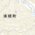Pacific Spatial Solutions, Inc. 644335 活平 （かつひら Katsuhira）, 地形図 digital map