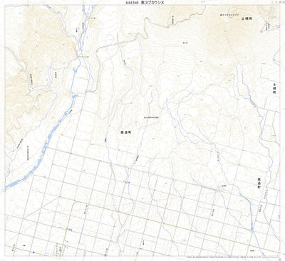 Pacific Spatial Solutions, Inc. 644360 東ヌプカウシヌプリ （ひがしぬぷかうしぬぷ Higashinupukaushinupu）, 地形図 digital map