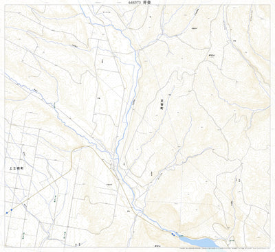 Pacific Spatial Solutions, Inc. 644373 芽登 （めとう Meto）, 地形図 digital map