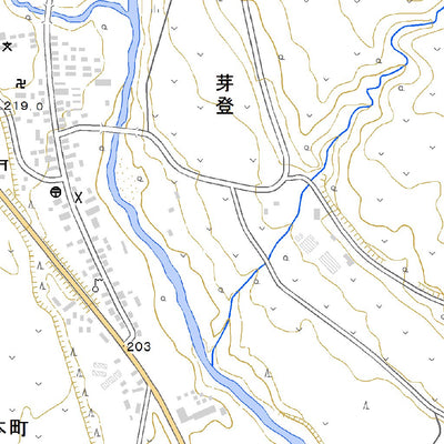 Pacific Spatial Solutions, Inc. 644373 芽登 （めとう Meto）, 地形図 digital map