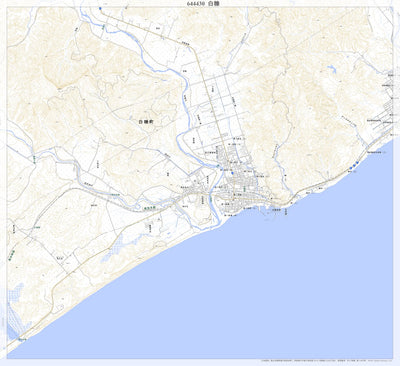 Pacific Spatial Solutions, Inc. 644430 白糠 （しらぬか Shiranuka）, 地形図 digital map