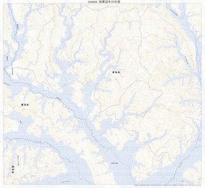 Pacific Spatial Solutions, Inc. 644466 別寒辺牛川中流 （べかんべうしがわちゅ Bekambeushigawachu）, 地形図 digital map