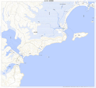 Pacific Spatial Solutions, Inc. 644540 琵琶瀬 （びわせ Biwase）, 地形図 digital map