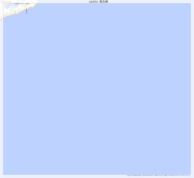 Pacific Spatial Solutions, Inc. 644554 落石岬 （おちいしみさき Ochiishimisaki）, 地形図 digital map