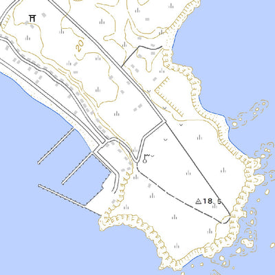 Pacific Spatial Solutions, Inc. 644575 友知 （ともしり Tomoshiri）, 地形図 digital map