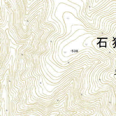 Pacific Spatial Solutions, Inc. 654113 濃昼 （ごきびる Gokibiru）, 地形図 digital map