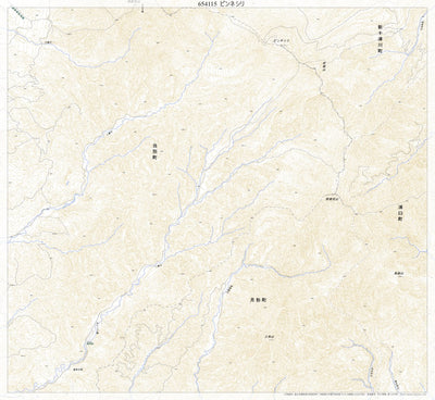 Pacific Spatial Solutions, Inc. 654115 ピンネシリ （ぴんねしり Pinneshiri）, 地形図 digital map