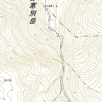 Pacific Spatial Solutions, Inc. 654144 暑寒別岳 （しょかんべつだけ Shokambetsudake）, 地形図 digital map