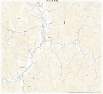 Pacific Spatial Solutions, Inc. 654201 奥芦別 （おくあしべつ Okuashibetsu）, 地形図 digital map