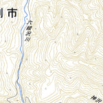 Pacific Spatial Solutions, Inc. 654211 上芦別 （かみあしべつ Kamiashibetsu）, 地形図 digital map