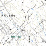 Pacific Spatial Solutions, Inc. 654223 美馬牛 （びばうし Bibaushi）, 地形図 digital map