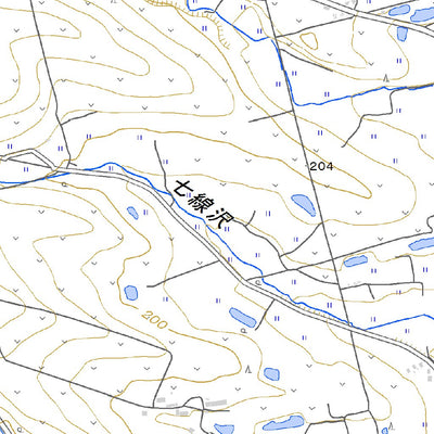 Pacific Spatial Solutions, Inc. 654231 石狩新城 （いしかりしんじょう Ishikarishinjo）, 地形図 digital map