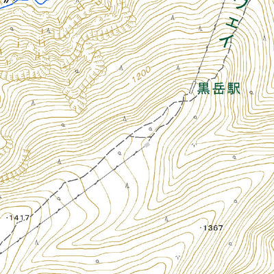 Pacific Spatial Solutions, Inc. 654247 層雲峡 （そううんきょう Sounkyo）, 地形図 digital map