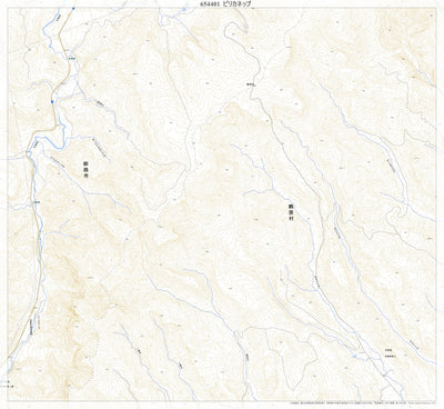 Pacific Spatial Solutions, Inc. 654401 ピリカネップ （ぴりかねっぷ Pirikaneppu）, 地形図 digital map
