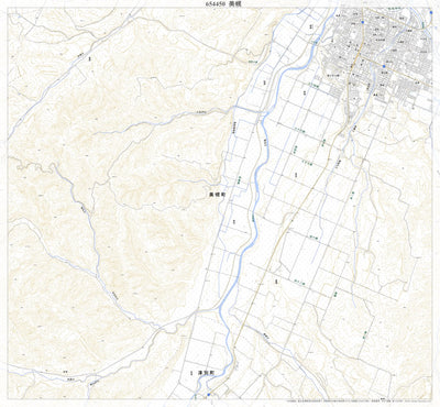 Pacific Spatial Solutions, Inc. 654450 美幌 （びほろ Bihoro）, 地形図 digital map