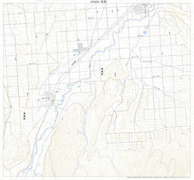 Pacific Spatial Solutions, Inc. 654454 札弦 （さっつる Sattsuru）, 地形図 digital map