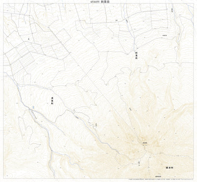 Pacific Spatial Solutions, Inc. 654455 斜里岳 （しゃりだけ Sharidake）, 地形図 digital map