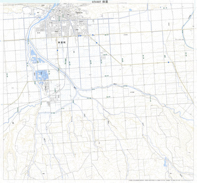 Pacific Spatial Solutions, Inc. 654465 斜里 （しゃり Shari）, 地形図 digital map