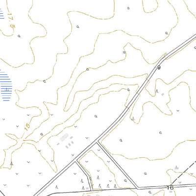 Pacific Spatial Solutions, Inc. 654521 尾岱沼 （おだいとう Odaito）, 地形図 digital map
