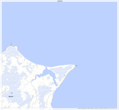 Pacific Spatial Solutions, Inc. 654621 色丹島 （しこたんとう Shikotantou）, 地形図 digital map