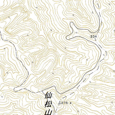Pacific Spatial Solutions, Inc. 664125 力昼（りきびる Rikibiru）, 地形図 digital map