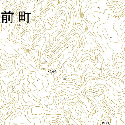 Pacific Spatial Solutions, Inc. 664126 三溪（さんけい Sankei）, 地形図 digital map