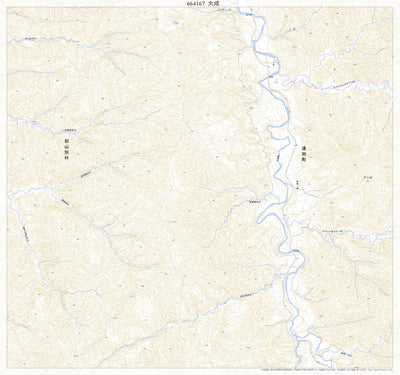 Pacific Spatial Solutions, Inc. 664167 大成（たいせい Taisei）, 地形図 digital map