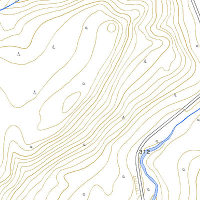 Pacific Spatial Solutions, Inc. 664255 幌内越峠（ほろないごしとうげ Horonaigoshitoge）, 地形図 digital map