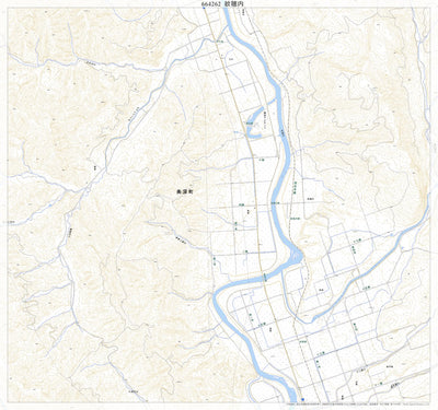 Pacific Spatial Solutions, Inc. 664262 紋穂内（もんぽない Momponai）, 地形図 digital map