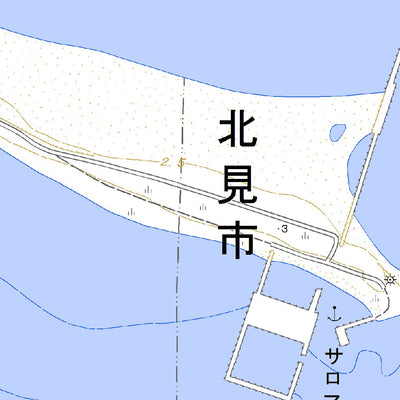 Pacific Spatial Solutions, Inc. 664326 紋別 （もんべつ Mombetsu）, 地形図 digital map