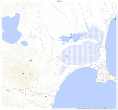 Pacific Spatial Solutions, Inc. 664506 国後島（くなしりとう Kunashiritou）, 地形図 digital map