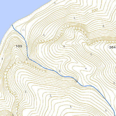 Pacific Spatial Solutions, Inc. 664650 安渡移矢岬 （あといやみさき Atoiyamisaki）, 地形図 digital map