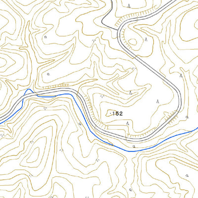 Pacific Spatial Solutions, Inc. 674177 曲淵（まがりぶち Magaribuchi）, 地形図 digital map