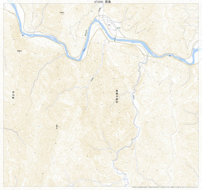 Pacific Spatial Solutions, Inc. 674201 筬島（おさしま Osashima）, 地形図 digital map