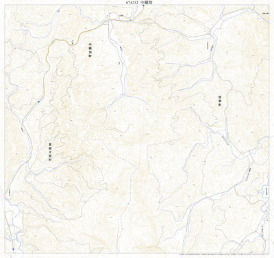 Pacific Spatial Solutions, Inc. 674212 小頓別（しょうとんべつ Shotombetsu）, 地形図 digital map