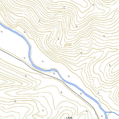 Pacific Spatial Solutions, Inc. 674243 斜内（しゃない Shanai）, 地形図 digital map