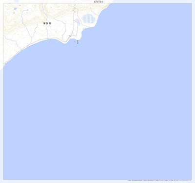 Pacific Spatial Solutions, Inc. 674714 紗那 （しゃな Syana）, 地形図 digital map