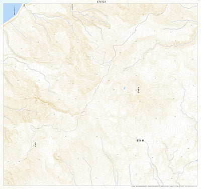 Pacific Spatial Solutions, Inc. 674723 紗那 （しゃな Syana）, 地形図 digital map