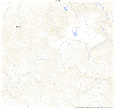 Pacific Spatial Solutions, Inc. 674757 紗那 （しゃな Syana）, 地形図 digital map