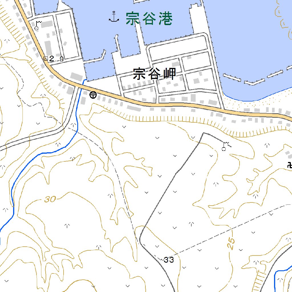 684127 宗谷岬（そうやみさき Soyamisaki）, 地形図 Map by Pacific
